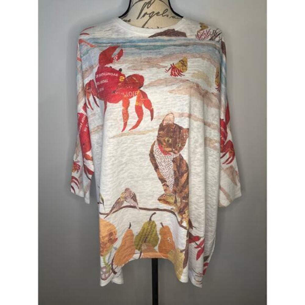 NWT Atelier 5 by Gozde Yilmaz lightweight oversized top one size